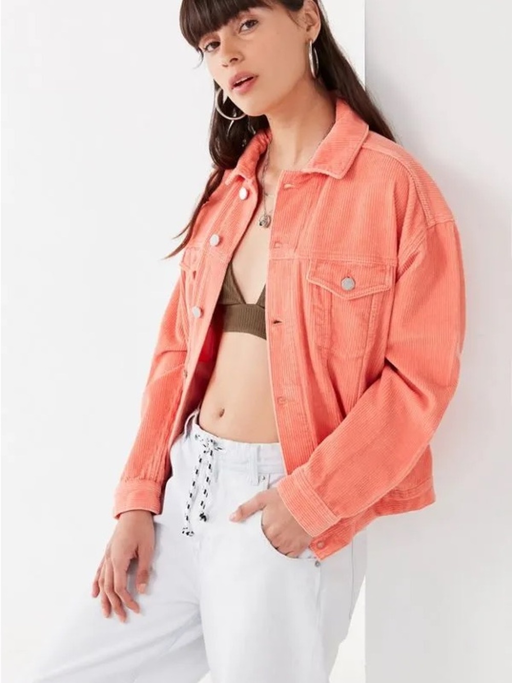 BDG Urban Outfitters Pink Corduroy Jacket (Fits like M)